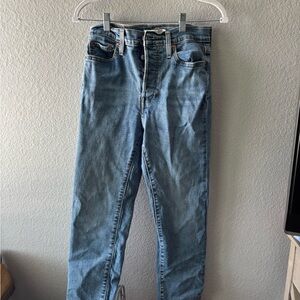 Levi's Blue Wedgie Straight Leg Women's Jeans